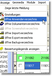 AnwenderverzeichnisOeffnen