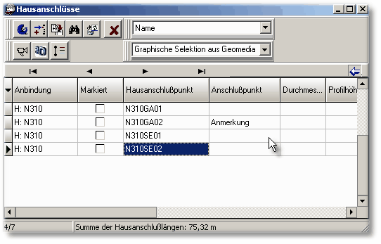 Die Hausanschlussleitungen im Hausanschlussmodul