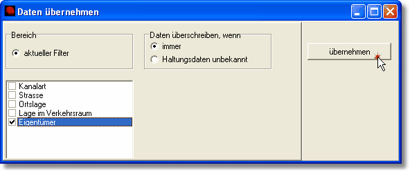 DatenVomSchachtUebernehmen