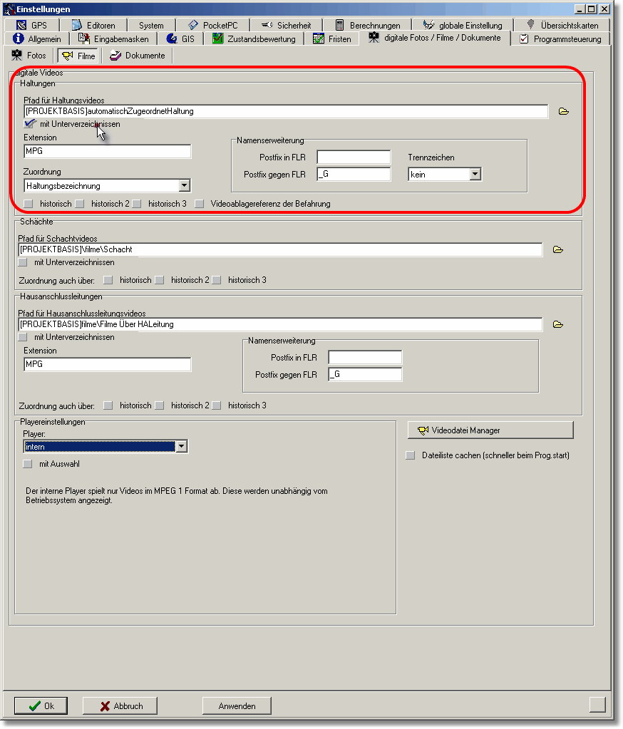Einstellungen digitale Filme Haltungen