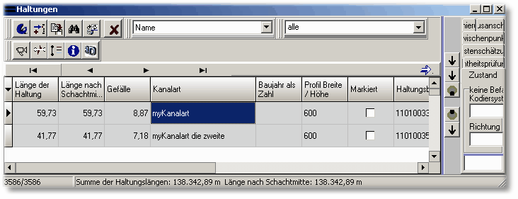 diese beiden Haltungen benutzen die Kanalarten, die zusammengelegt werden sollen