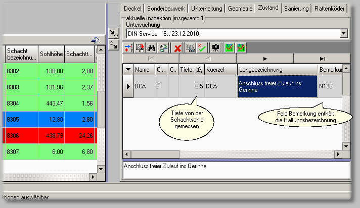 Modul Schacht Detail Zustand