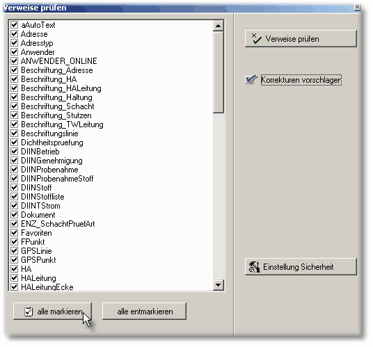 VerweispruefungAlleMarkieren