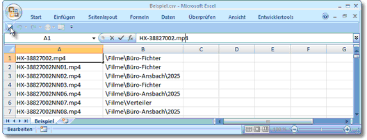 VideodateiCSVImportBeispieldatei