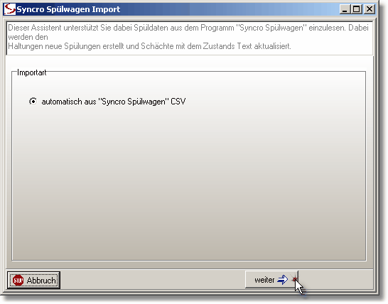 SpueauftragImportErsteSeiteWeiter